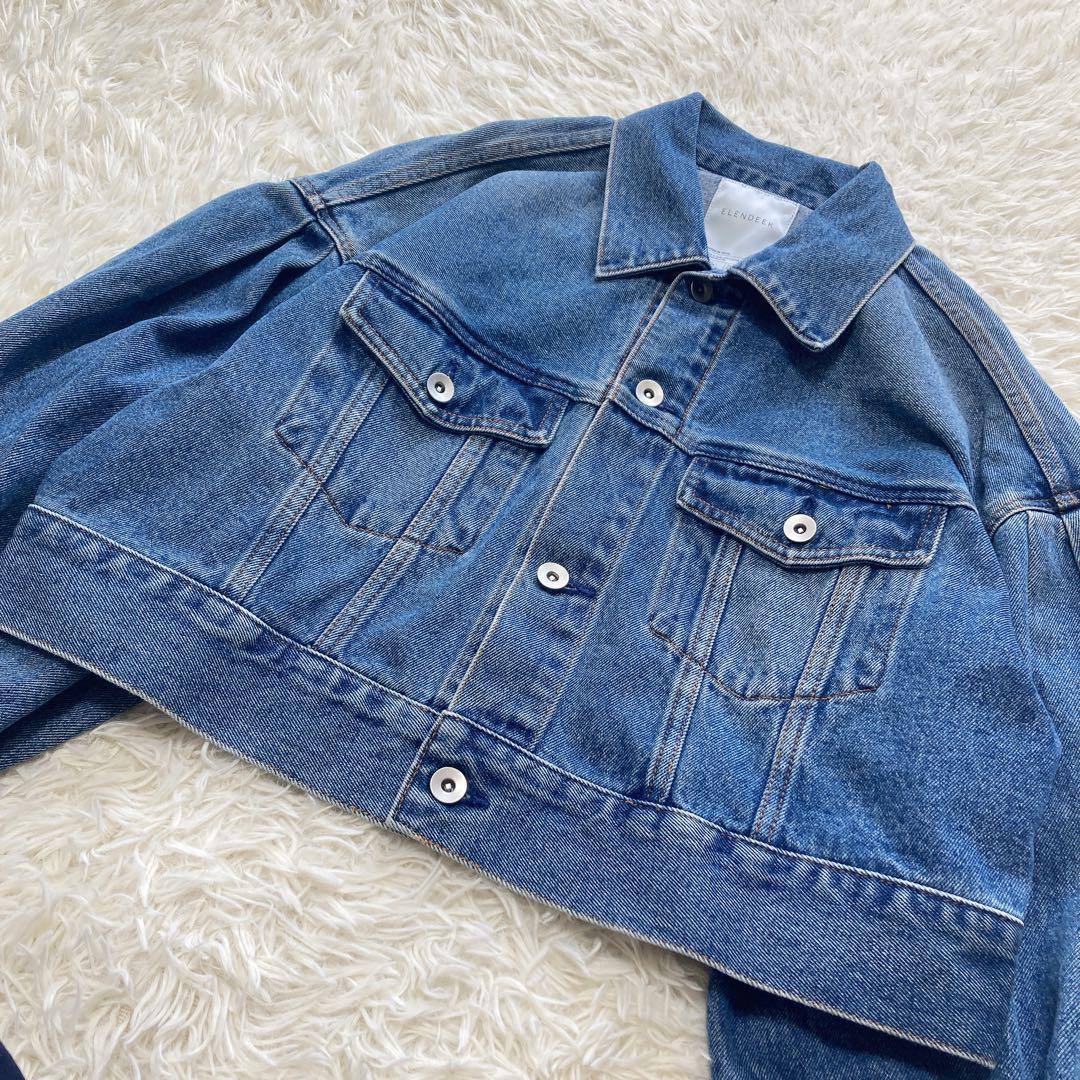 極美品✨ ELENDEEK ボリュームスリーブデニムジャケット