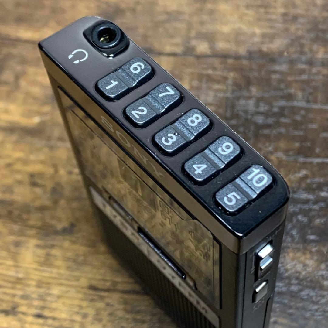 K836⭐︎SONY ポケットラジオ XDR-64TV ワイドFM ワンセグ対応