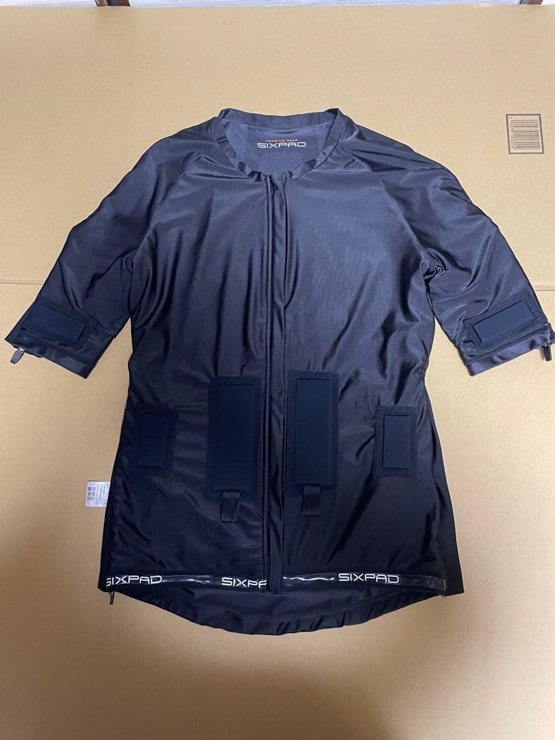 SIXPAD EMSトレーニングウェア パワースーツ上下　Ｌ　ブラック