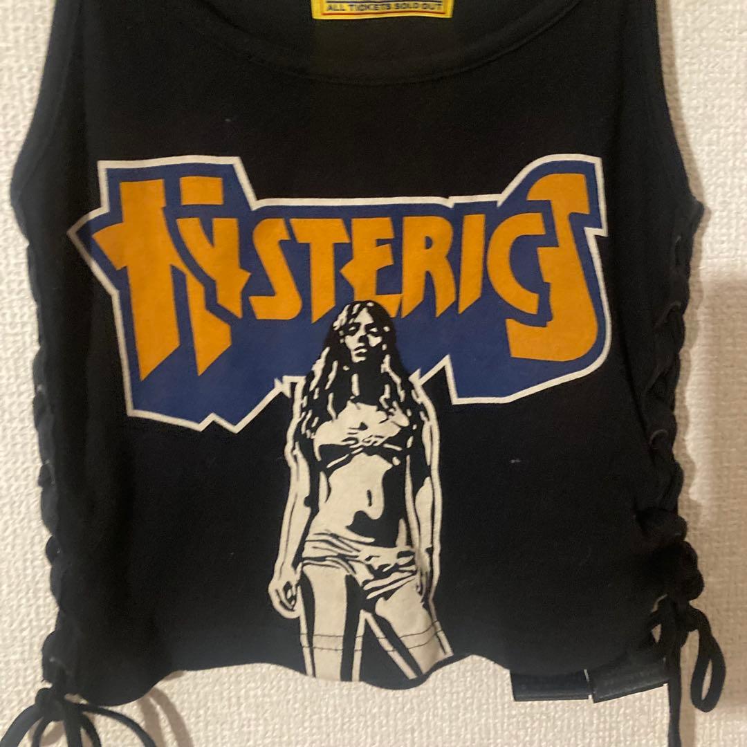 HYSTERIC GLAMOUR キャミソール　ブラック　ヒステリックグラマー