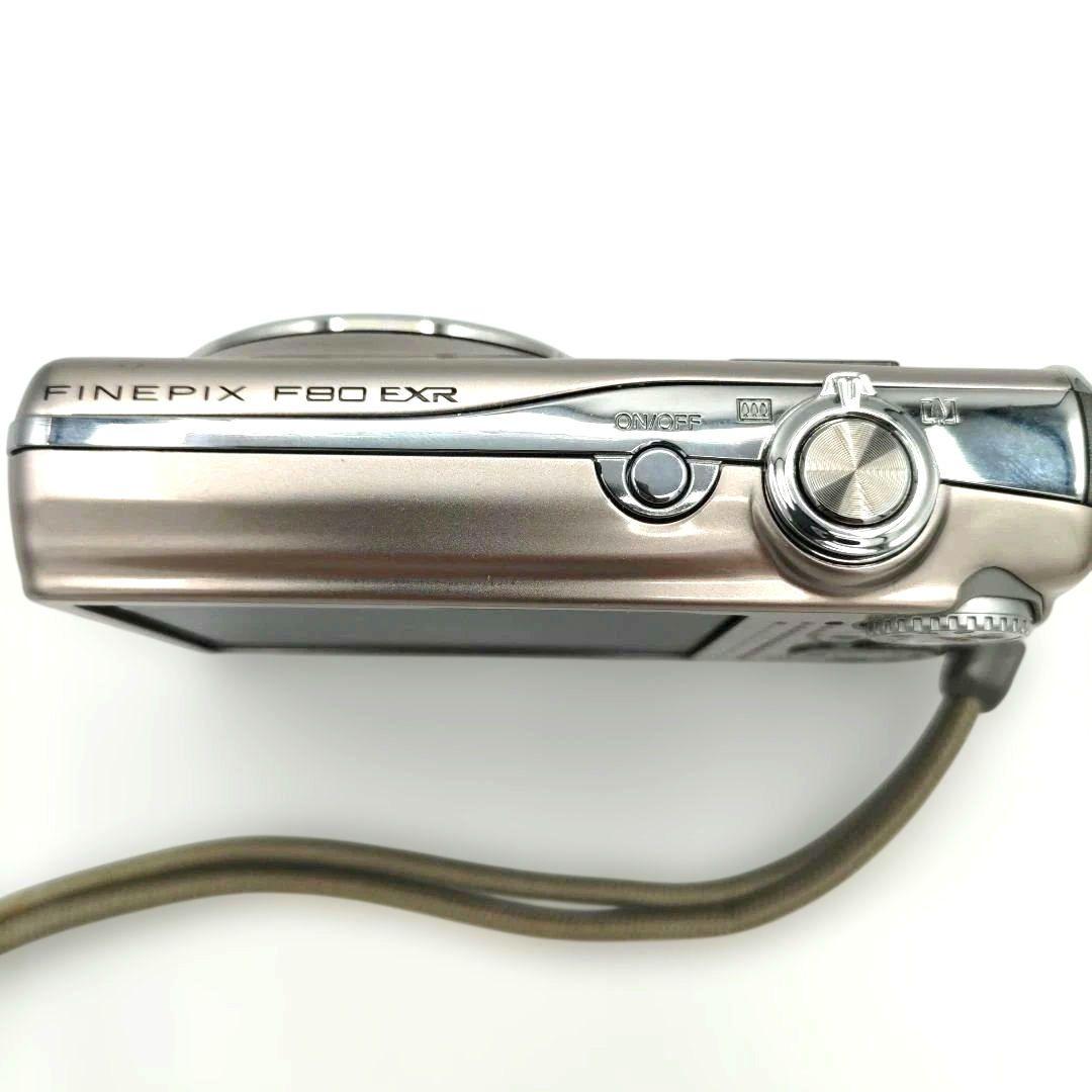 FUJIFILM FinePix F80EXR コンパクトデジカメ シルバー