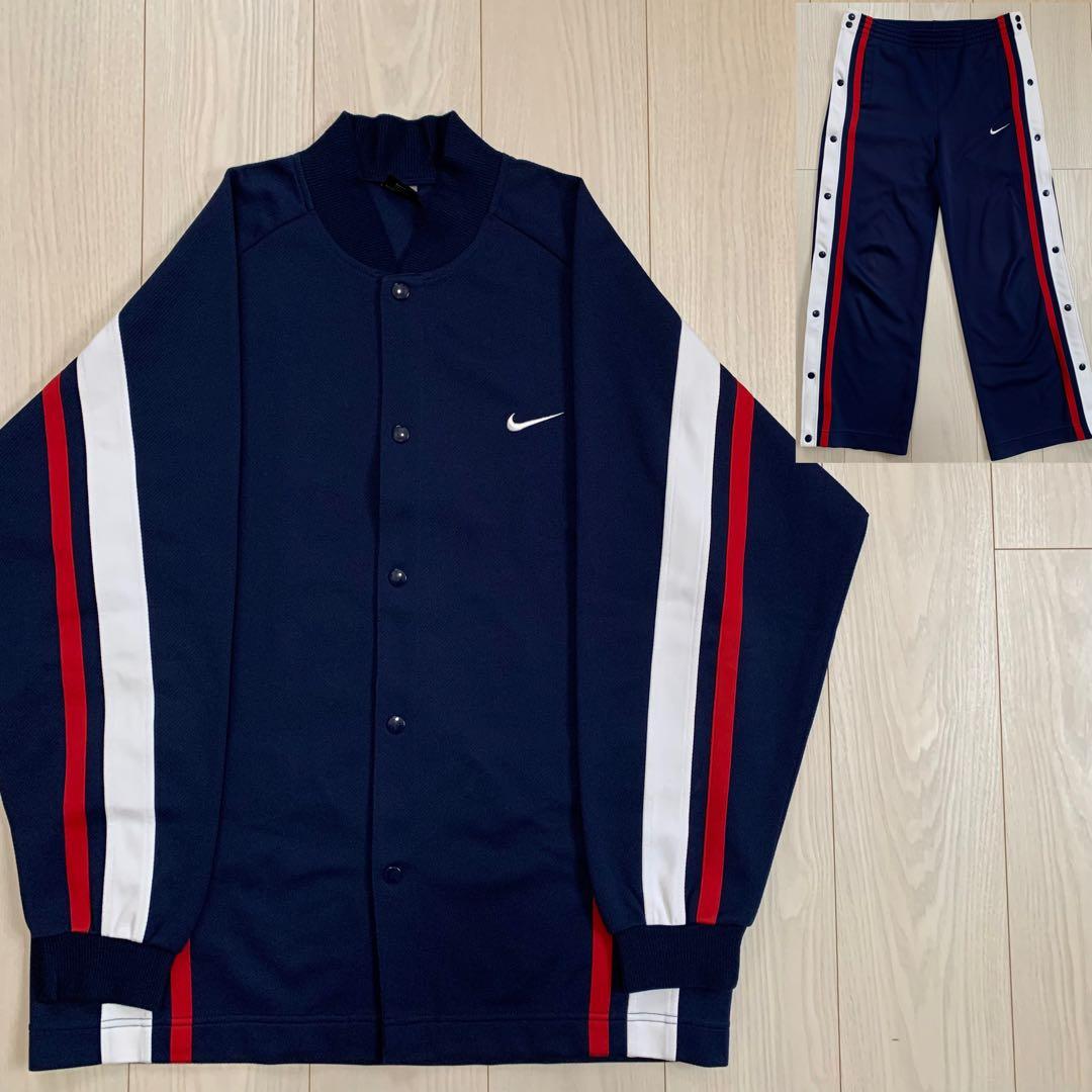 ナイキ ジャージ セットアップ ウォームアップウェア 刺繍ロゴ B系 バスケ