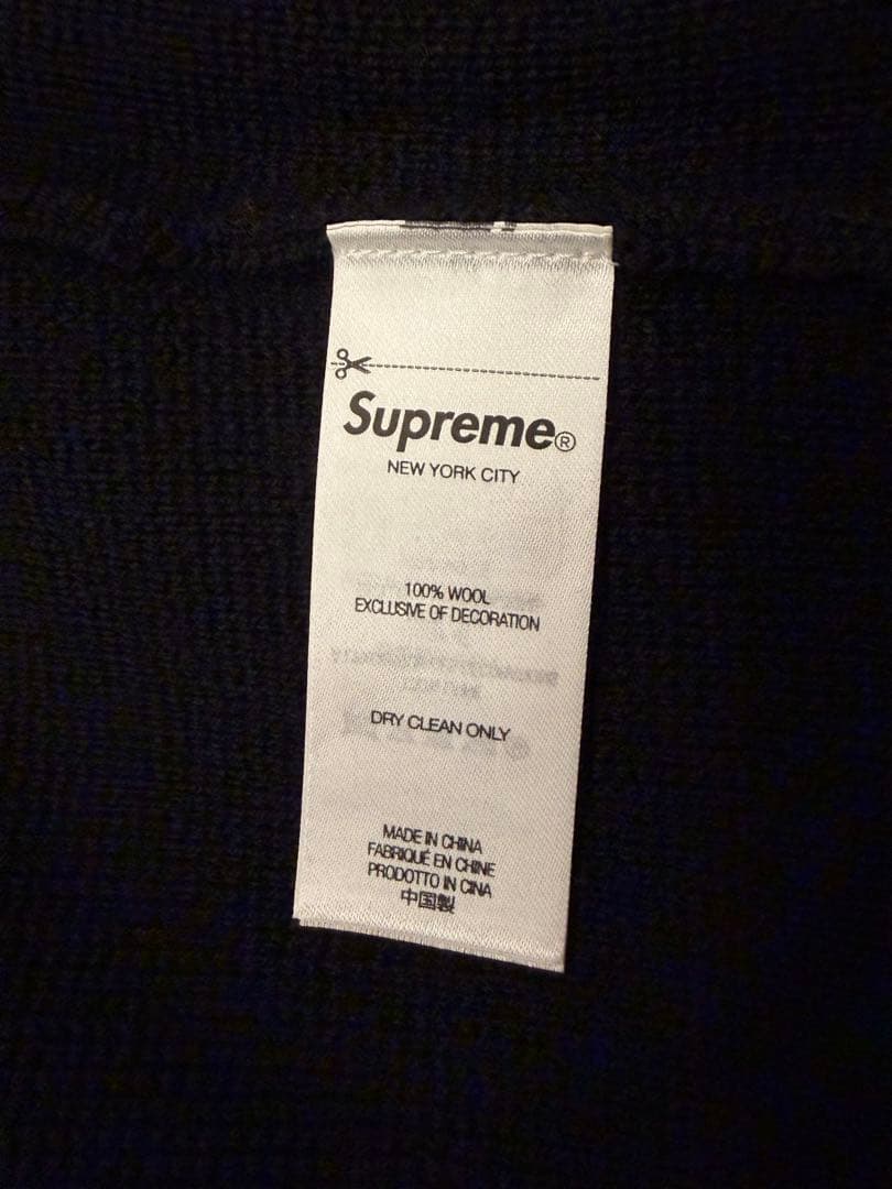 トップス supreme Zip Up Polo Sweater