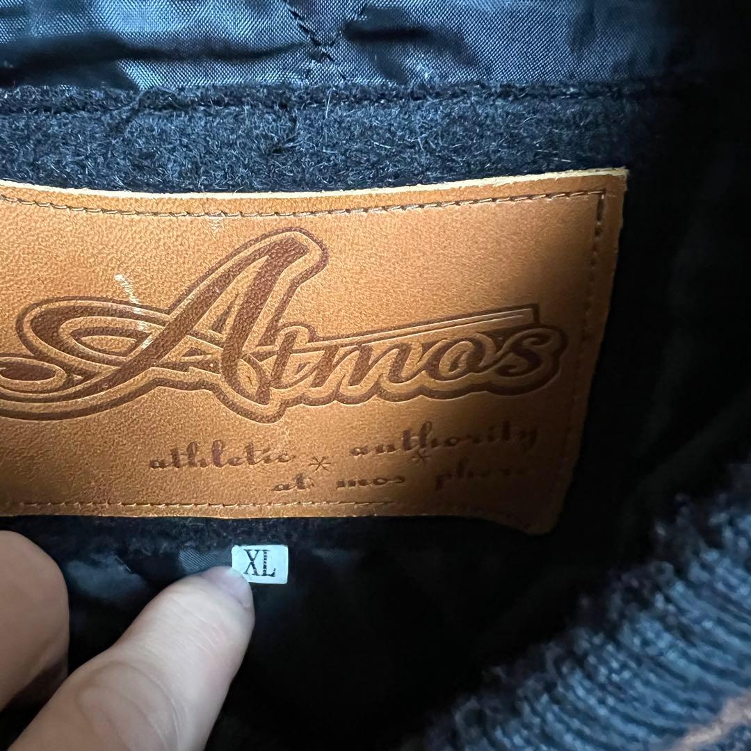 90s ヴィンテージAtmos スタジャン 黒・茶色