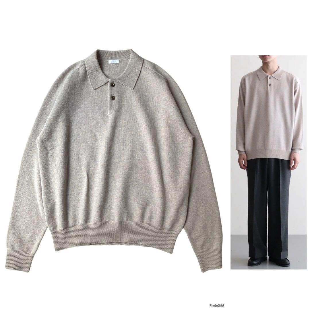 crepuscule クレプスキュール 25aw ニットポロ シャツ スウェット