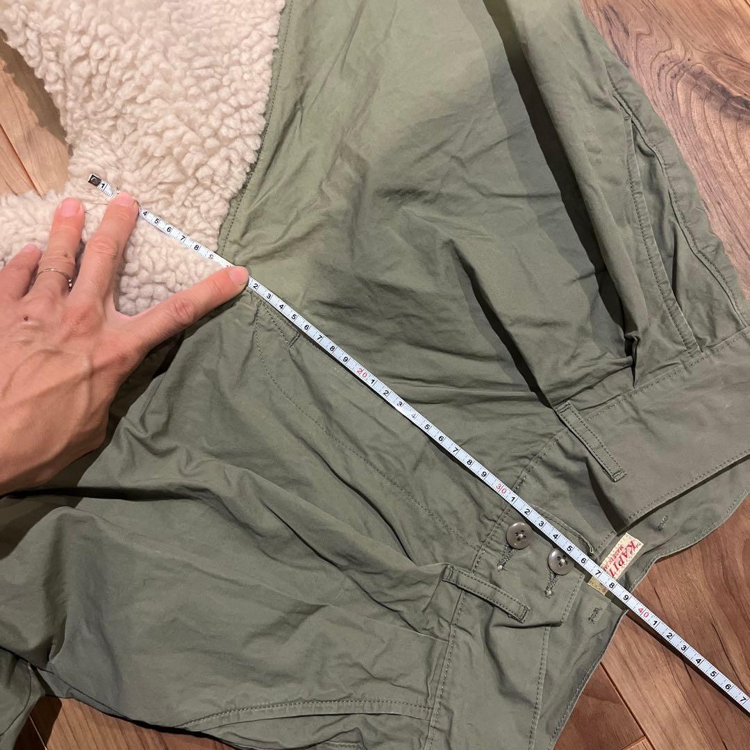 KAPITAL 異素材切り替えバルーンシルエットパンツ サイズ0