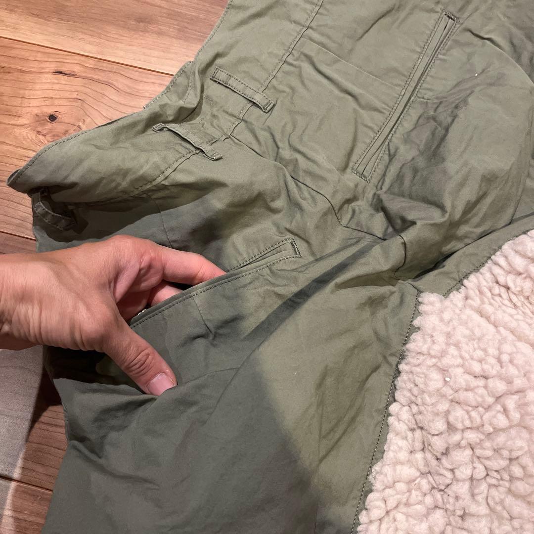 KAPITAL 異素材切り替えバルーンシルエットパンツ サイズ0