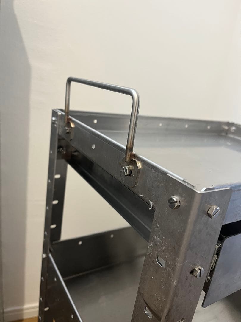 ステンレススチール 3段キッチンワゴン【MILLS type s】