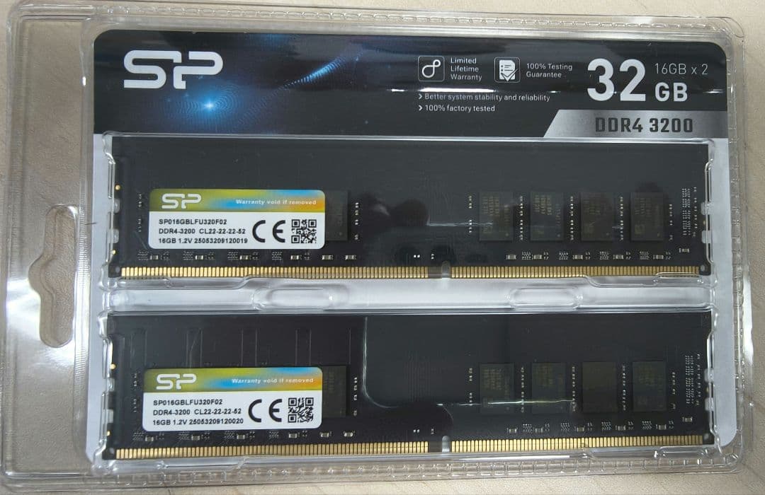 ✞*♱様 SP 32GB DDR4 3200MHz (16GB x2)