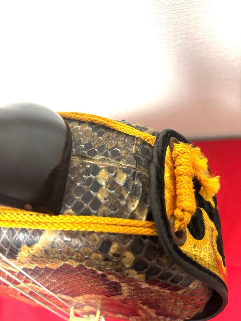 沖縄ちむぐくる三線　本蛇皮　強化張り　価格応相談可