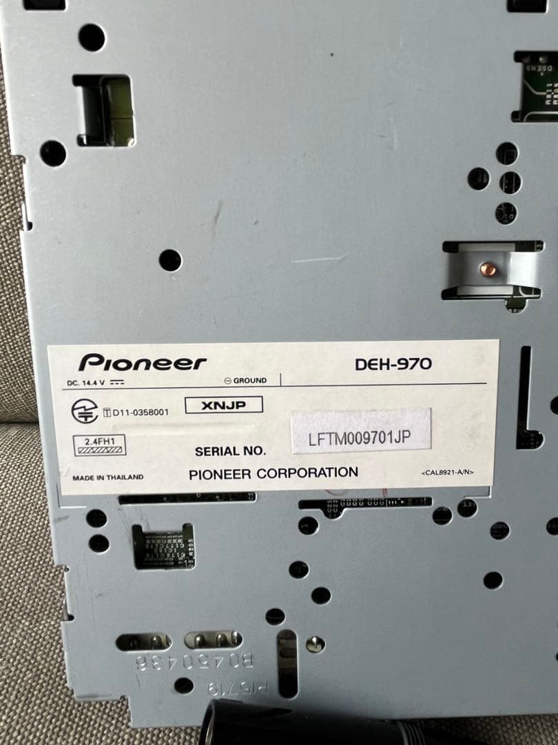 Pioneer DEH-970 本体　ツィーター　セット