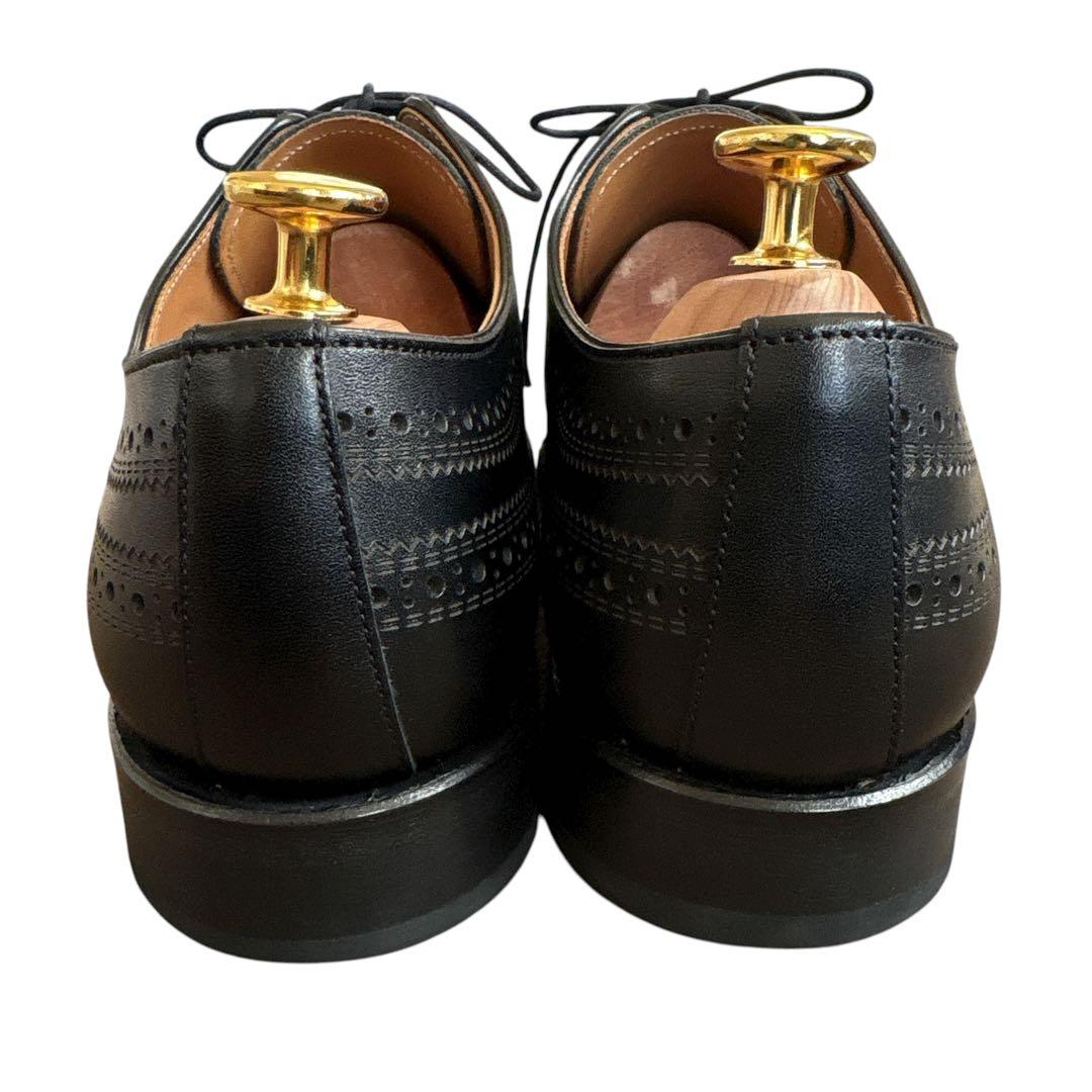 極美品✨ リーガル ドレスシューズ （25㌢） ウィングチップ メダリオン 黒