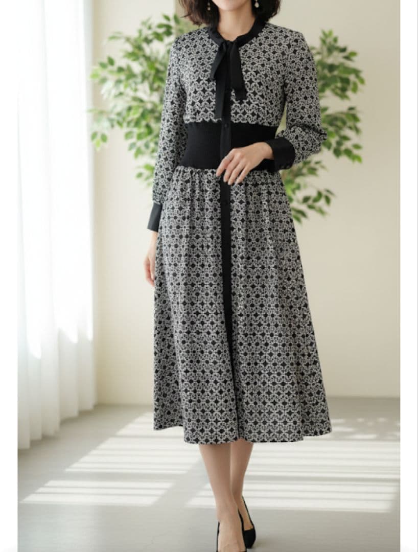 スーパービューティー☆【Used】ワンピース丈直し＆【新品】カーディガン42