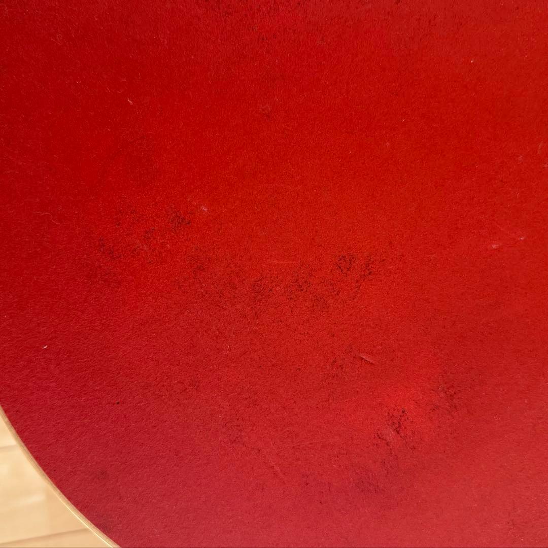 アルテック（Artek） スツール60 3本脚 赤リノリウム