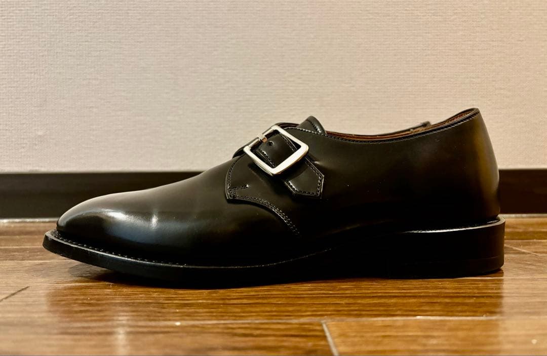 【美品】REGAL リーガル W910 コードバン モンクストラップ 23.5㎝