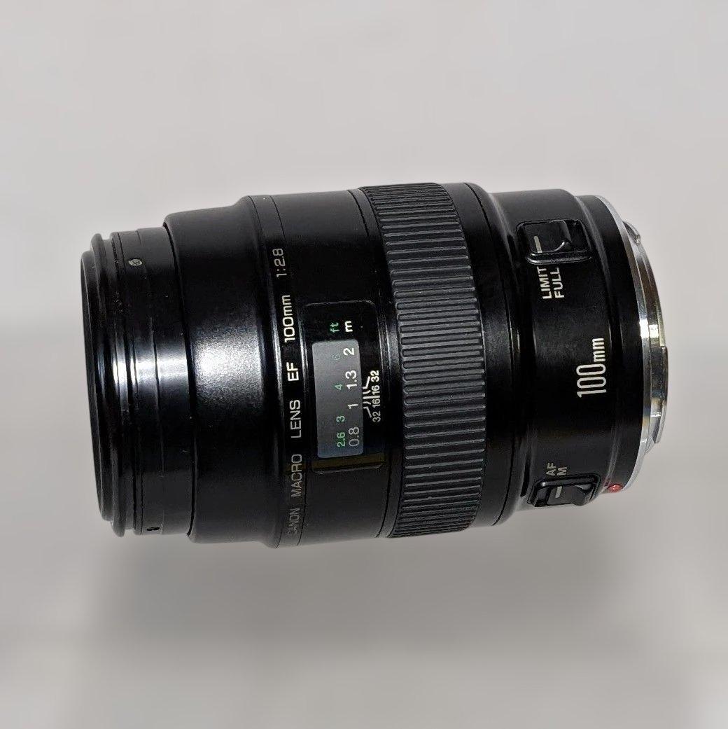 Canon EF レンズ 100mm F2.8 マクロ AF動作確認済み