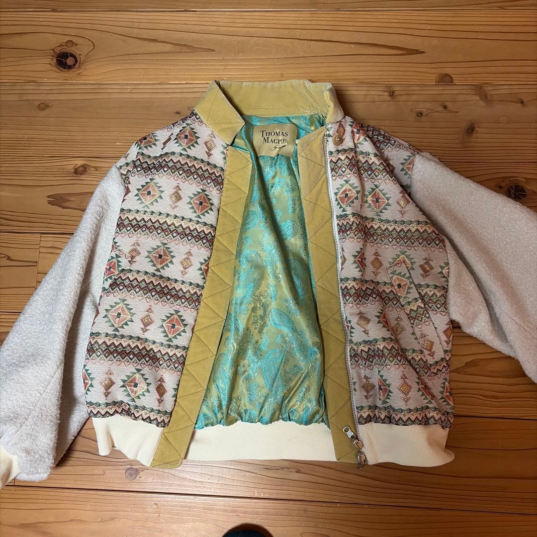 THOMAS MAGPIE エスニック柄ブルゾン