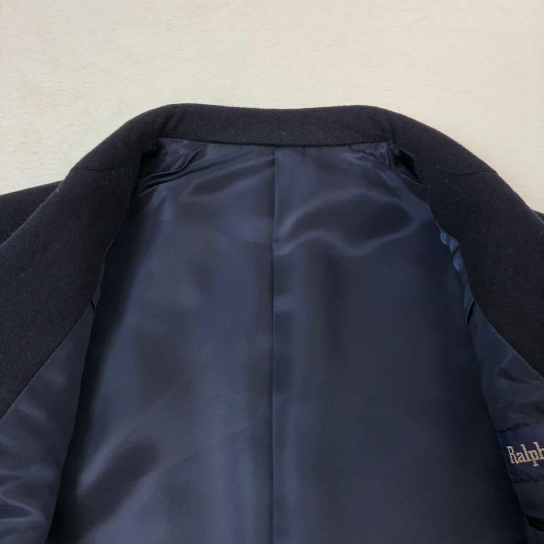 ラルフローレン　紺ブレ　金ボタン　ダブル　7号　Sサイズ相当　ネイビー　ブレザー