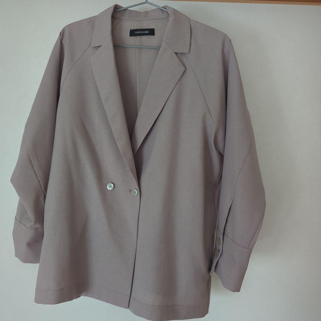 OUR シワになりにくい、洗える軽やかジャケット