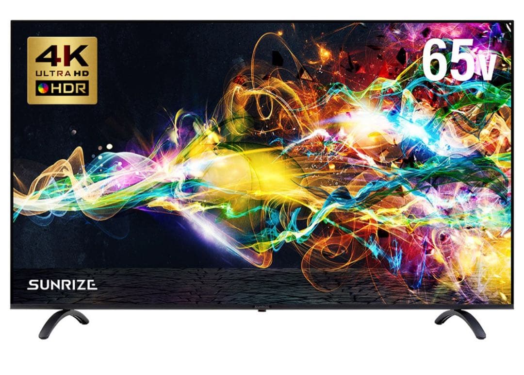 マカロン　SUNRIZE 65V 4K UHD液晶テレビ