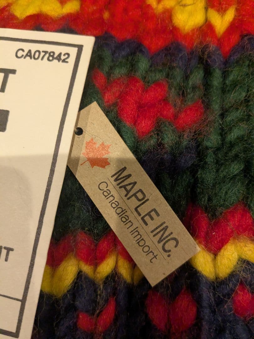 【新品/未使用】本場カナダ輸入/カウチングセーター・アウター46サイズ