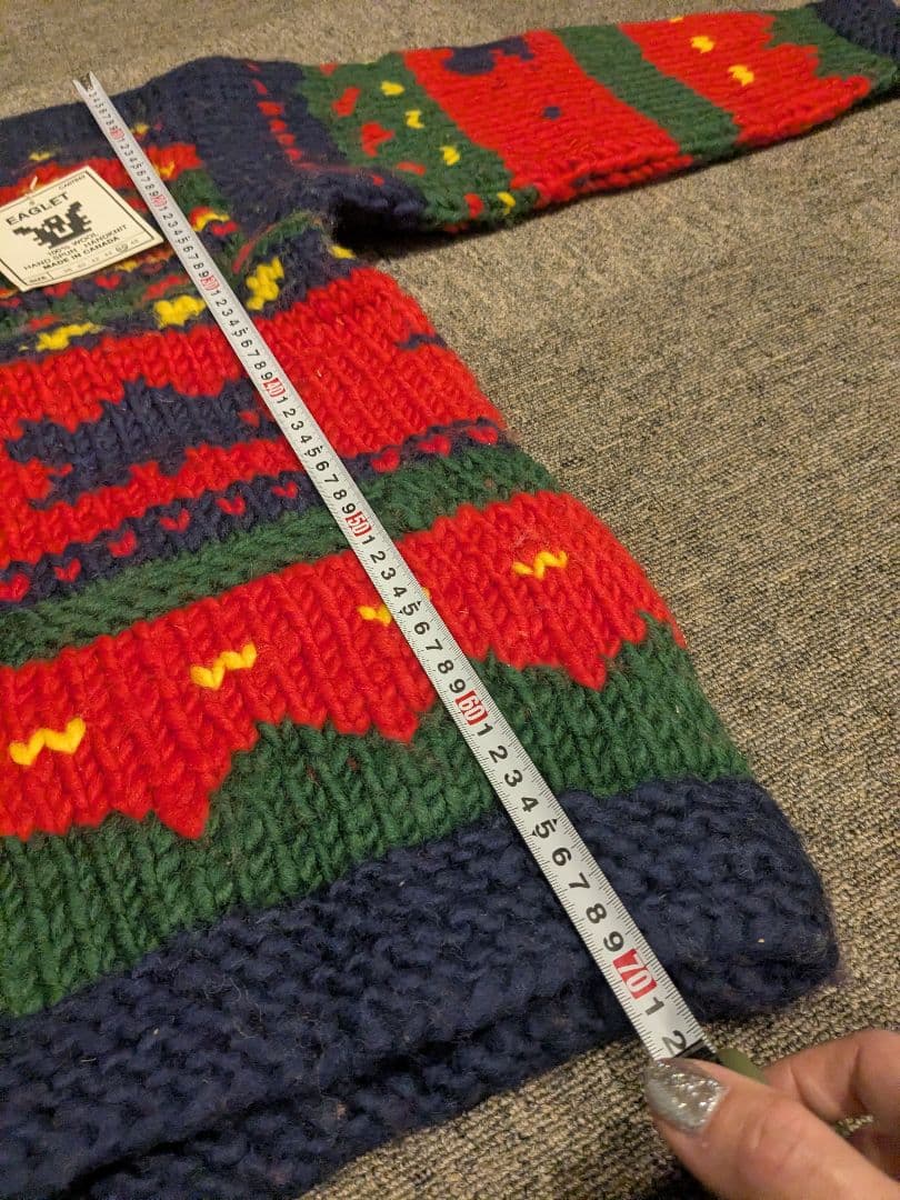 【新品/未使用】本場カナダ輸入/カウチングセーター・アウター46サイズ