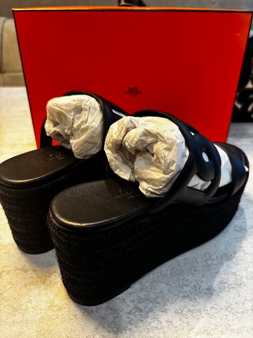 HERMÈS エスパドリーユ 37