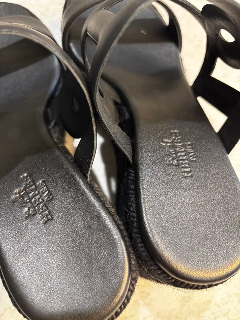 HERMÈS エスパドリーユ 37