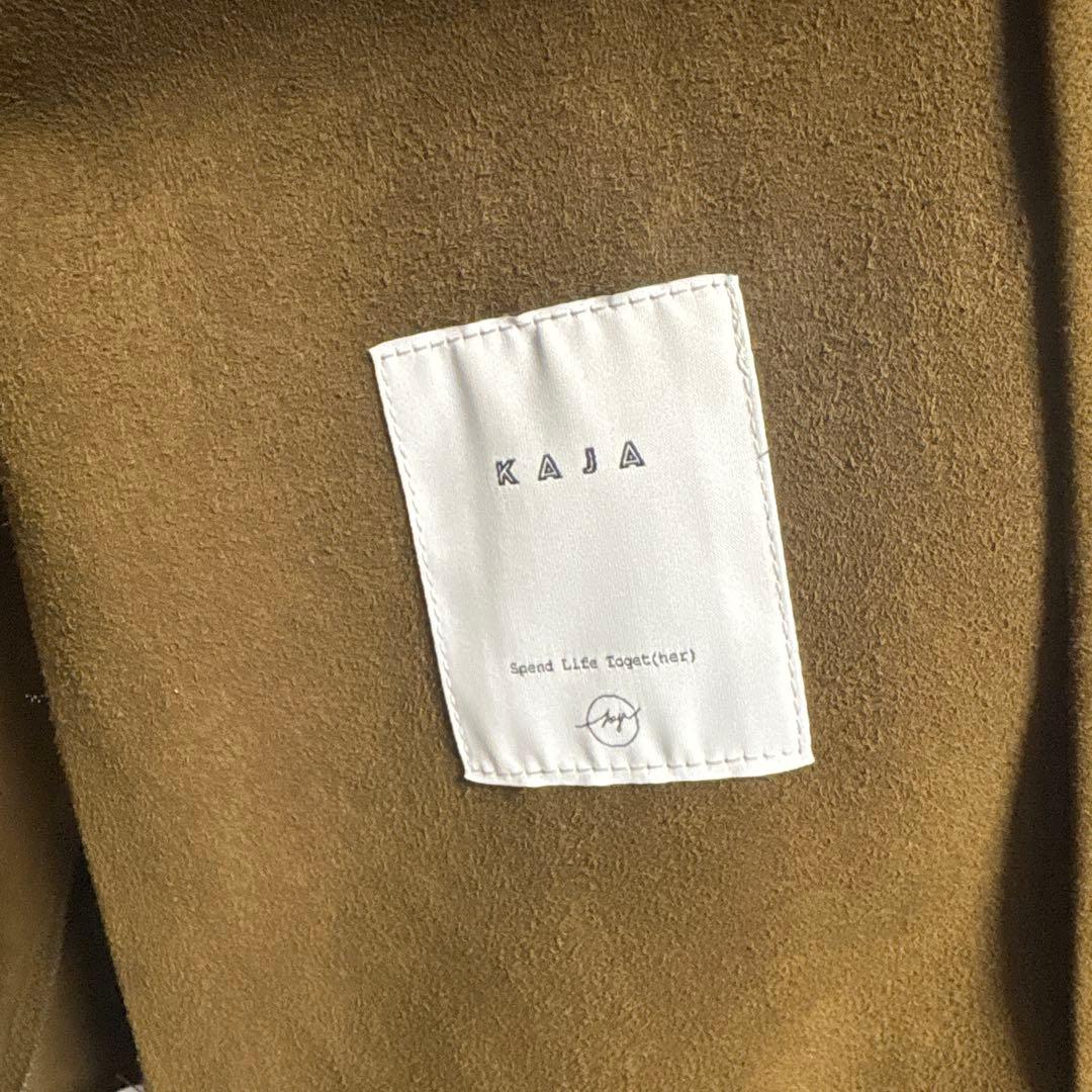 KAJA ブラウン ジップアップ ベスト