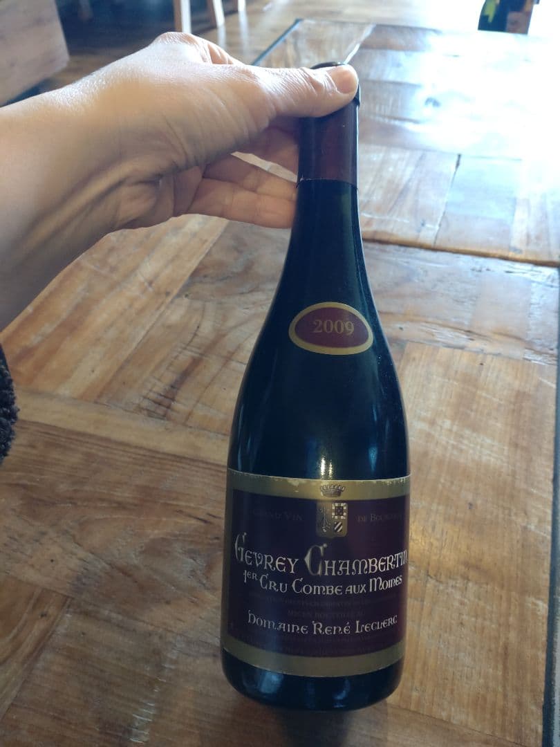 ジュヴレ シャンベルタン プルミエ クリュ コンブ オー モワンヌ2009