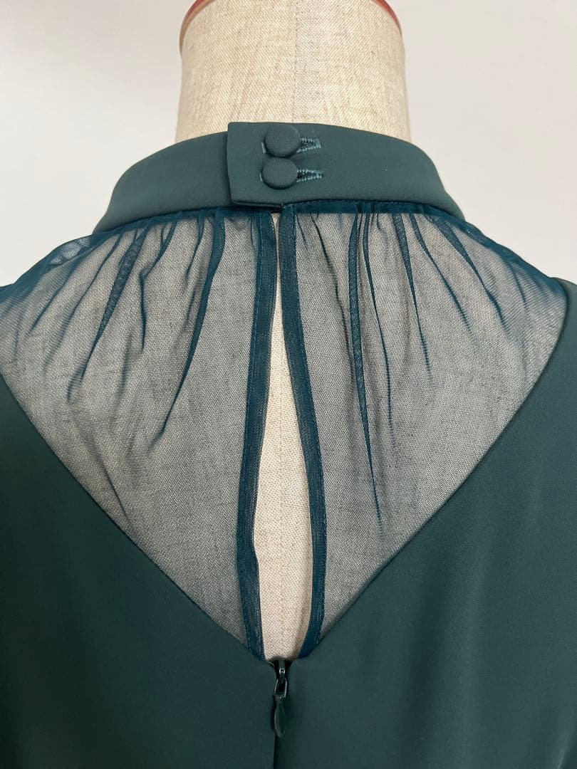 UNITED TOKYO チュールブロッキングワンピース