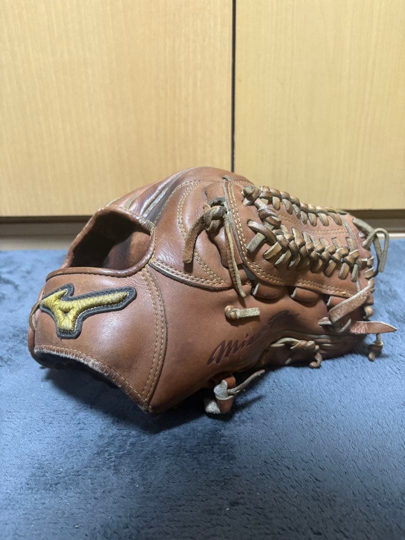 【むりかのx】ミズノプロ 硬式グローブ ブラウン