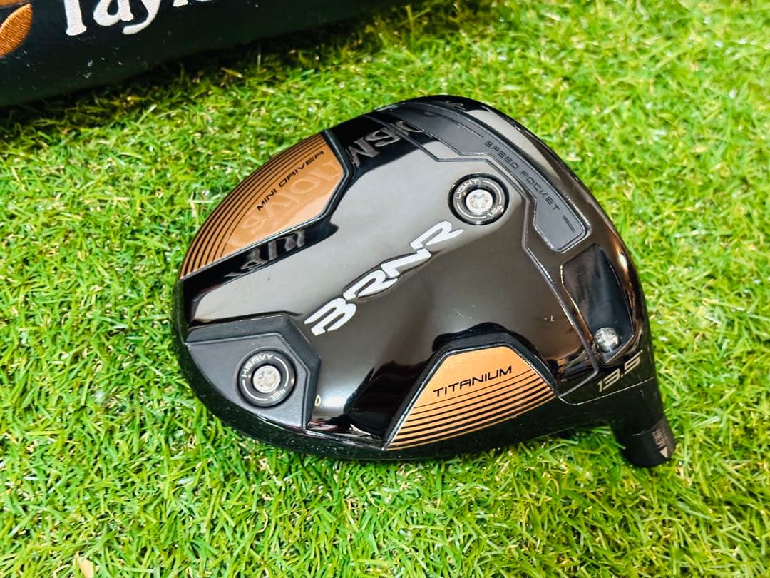 美品 テーラーメイド バーナー ミニ ドライバー 13.5° ヘッド単品カバー付