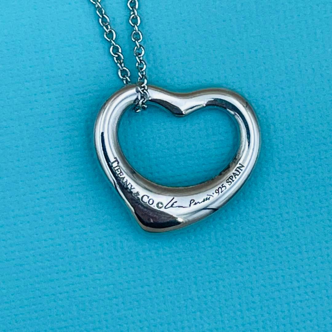 【正規品】ティファニー オープンハート ネックレス スモール