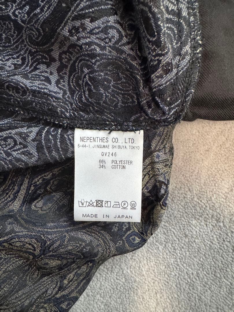 新品 Needles ペイズリー柄 ワイドパンツ　M