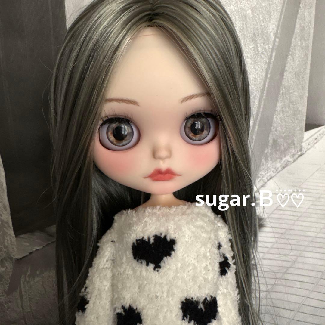 アイシードールカスタム❤︎モスグリーンmix×シルバー❤︎