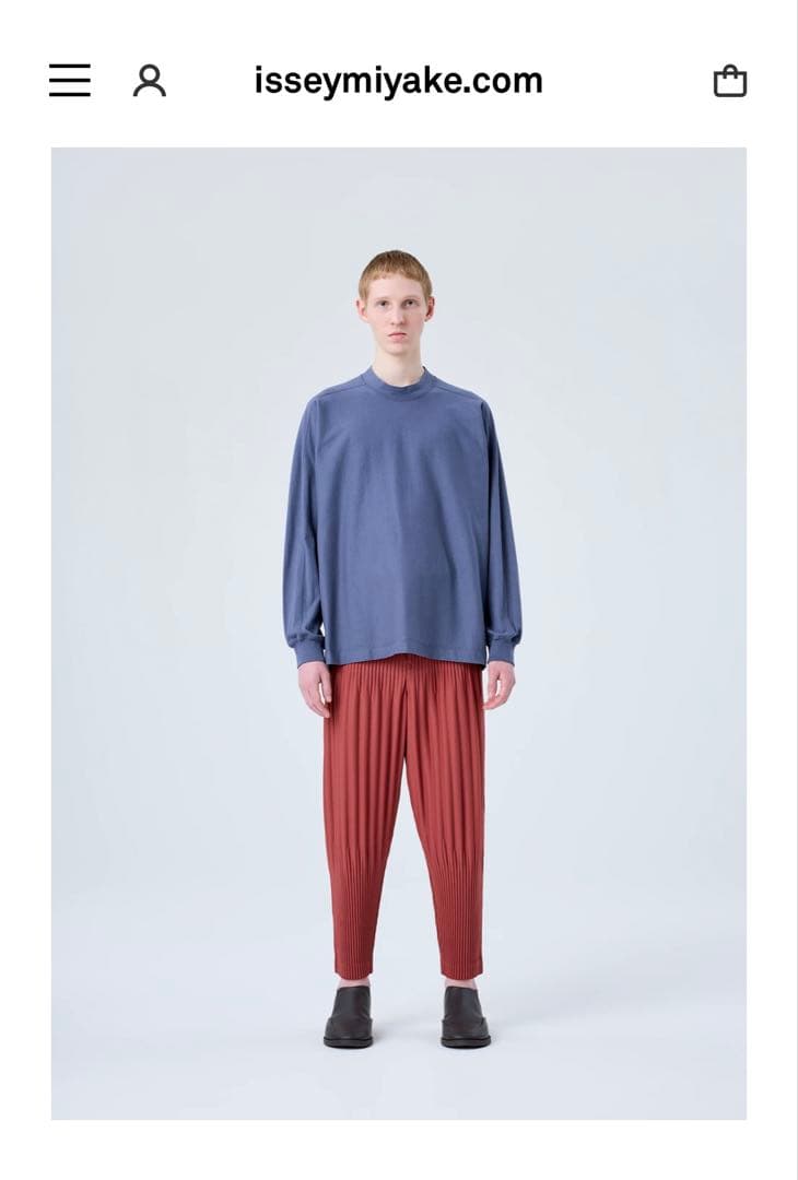 イッセイミヤケ HOMME PLISSE プリーツパンツ サルエルパンツ BR