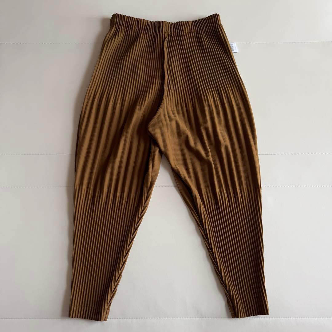 イッセイミヤケ HOMME PLISSE プリーツパンツ サルエルパンツ BR