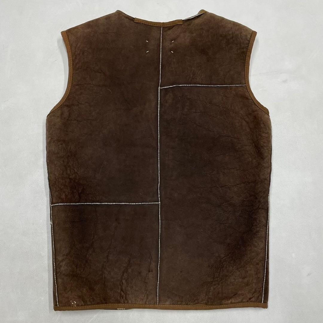 希少 本人期 Maison Margiela アーティザナル ムートンベスト