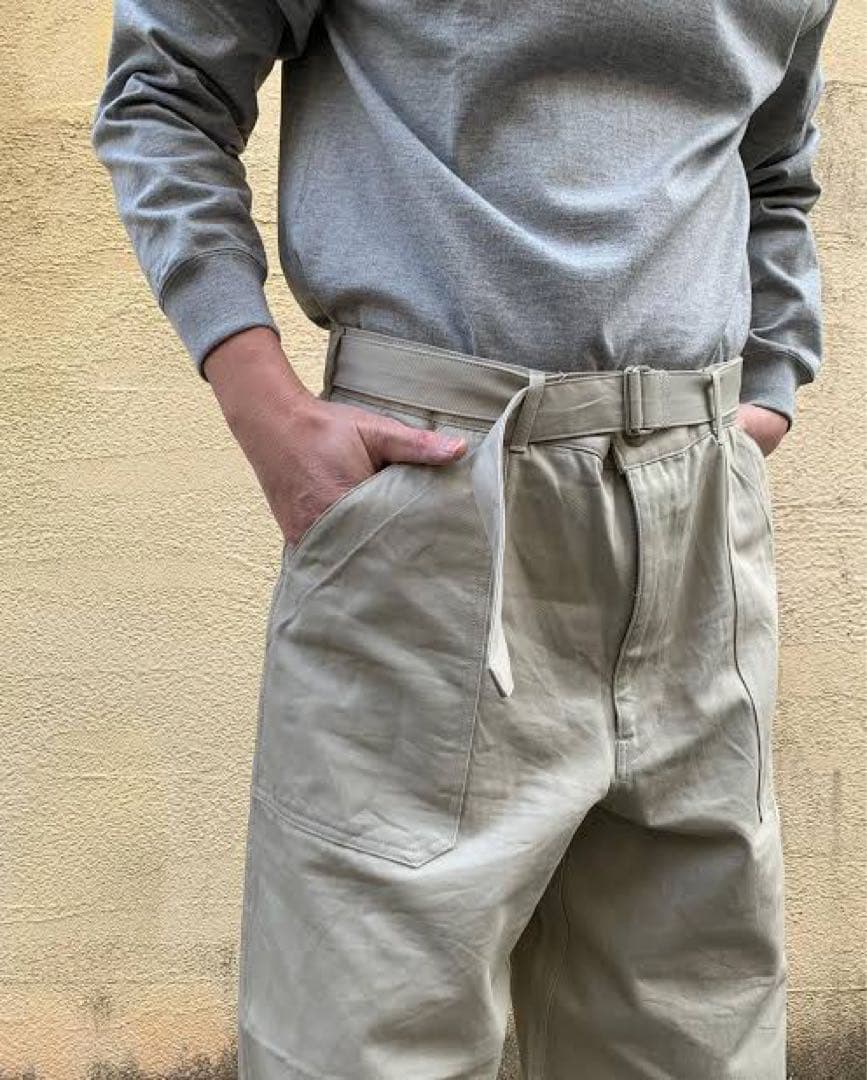 パンツ AURALEE HARD TWISTFINX PANTS