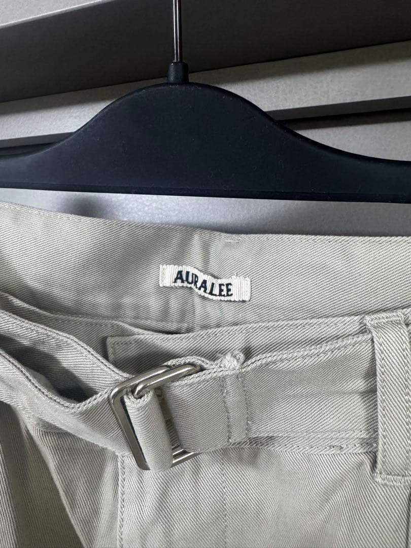 パンツ AURALEE HARD TWISTFINX PANTS