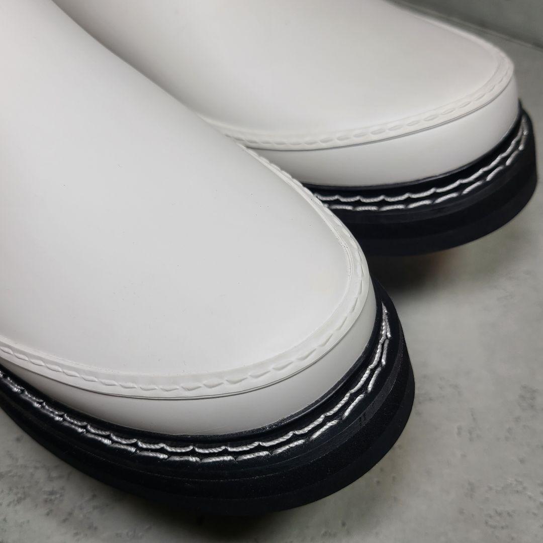 【HUNTER】サイドゴアレインブーツ　リファインド スティッチ ディテール