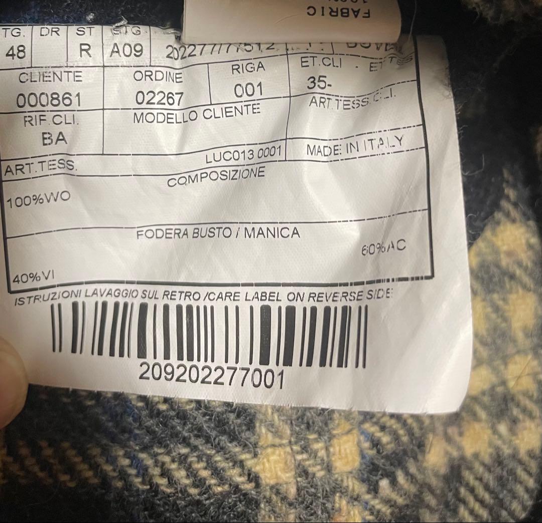 ジャケット・アウター BOGLIOLI tweed jaaket