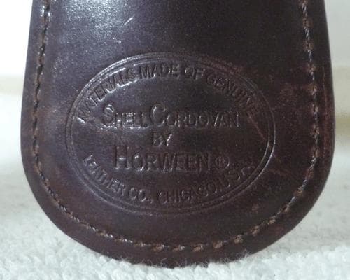 ガンゾ　GANZO　シェルコードバン　靴ベラ　シューホーン　４連　キーケース