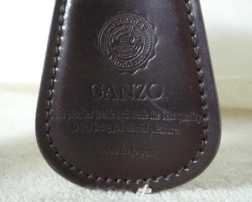 ガンゾ　GANZO　シェルコードバン　靴ベラ　シューホーン　４連　キーケース