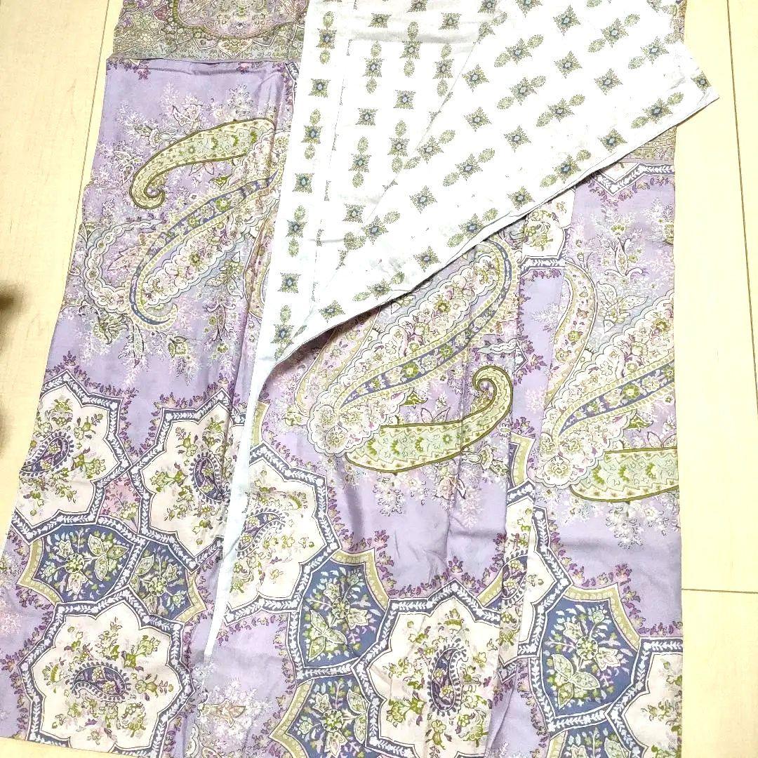エトロ ペイズリー掛け布団カバー 150×210cm 綿100%枕カバー付き
