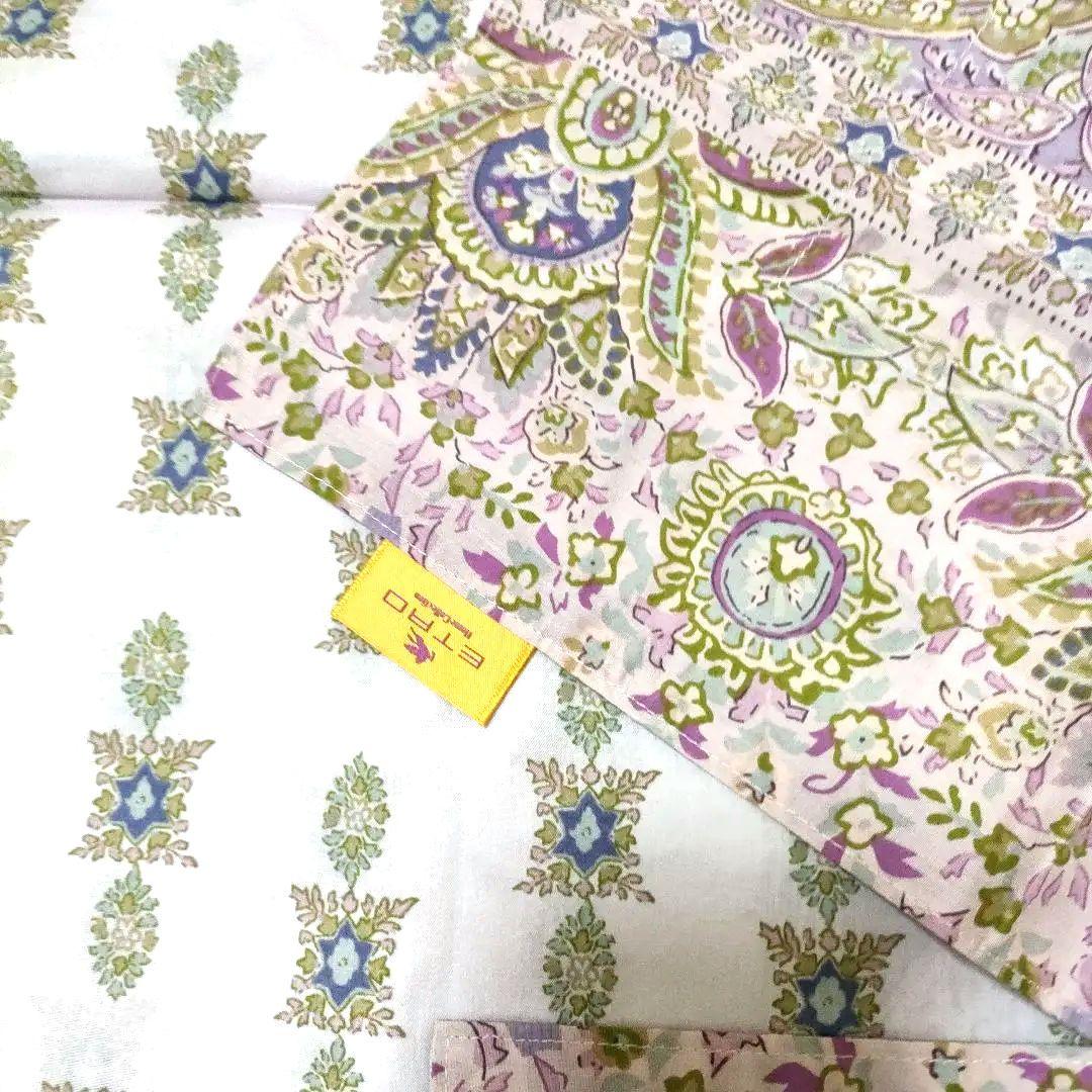 エトロ ペイズリー掛け布団カバー 150×210cm 綿100%枕カバー付き