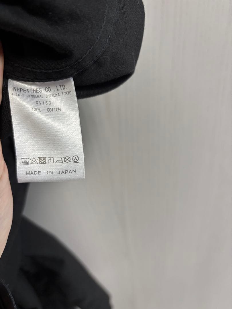 needles ニードルス ヒザデル ワーク パンツ ブラック