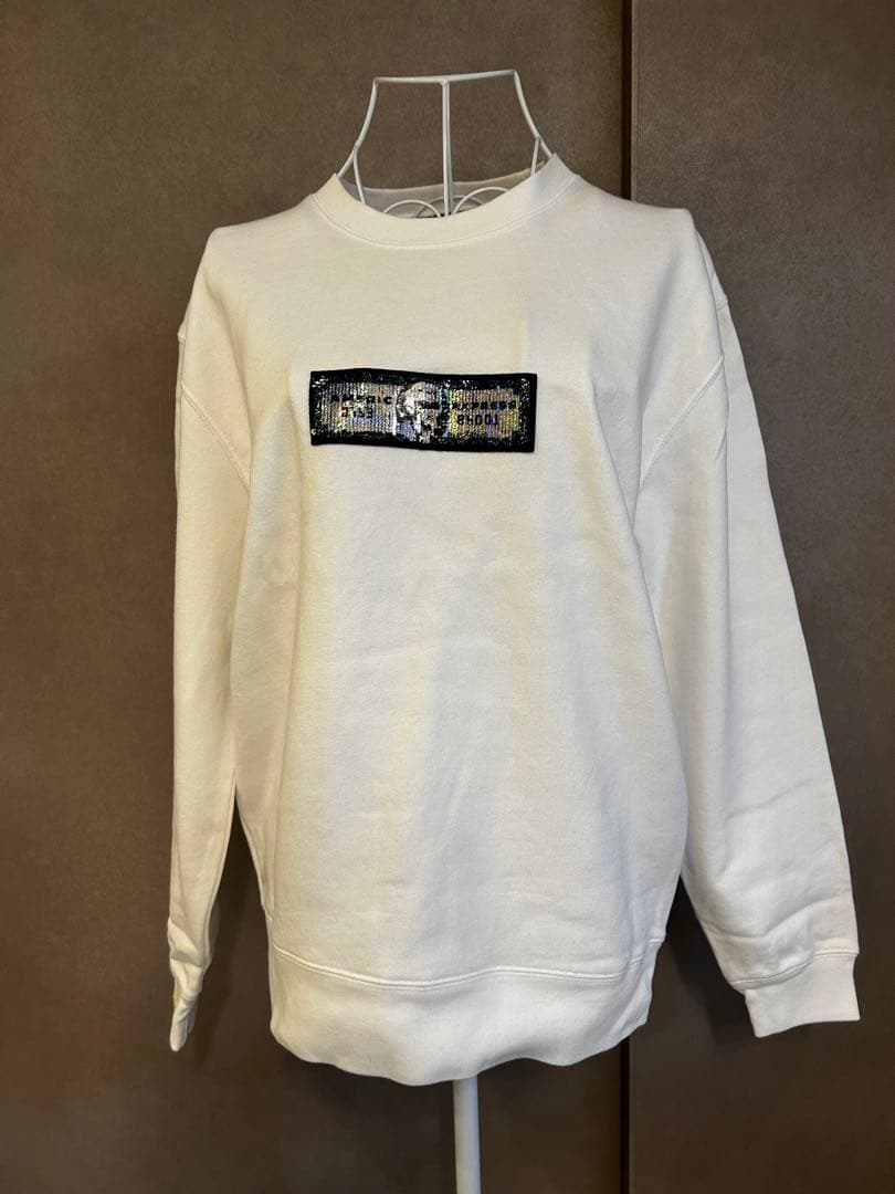 未使用級✨STUD MUFFIN ロゴ　トレーナー　ホワイト　M