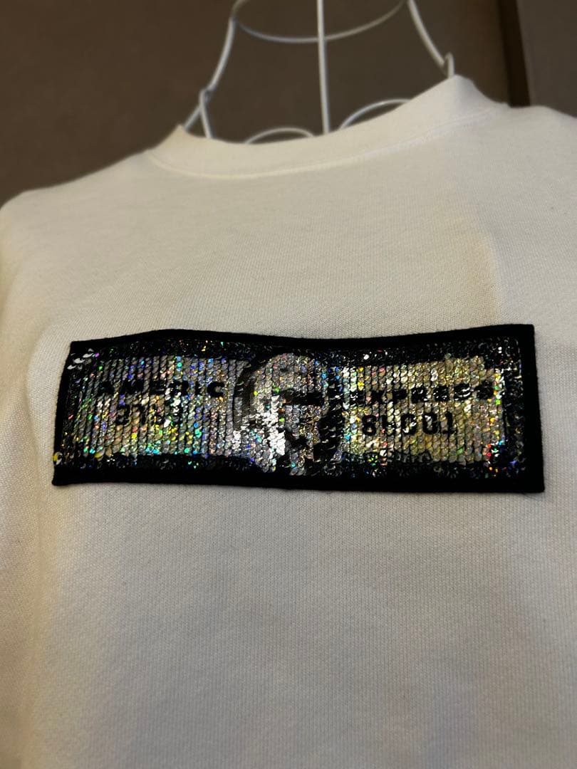 未使用級✨STUD MUFFIN ロゴ　トレーナー　ホワイト　M